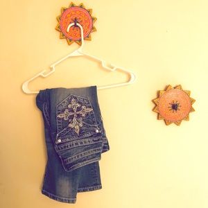 Miss Me low rise Capri jeans pants